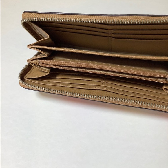 Coach Floral Print Accordion Wallet - Picture 4 of 5